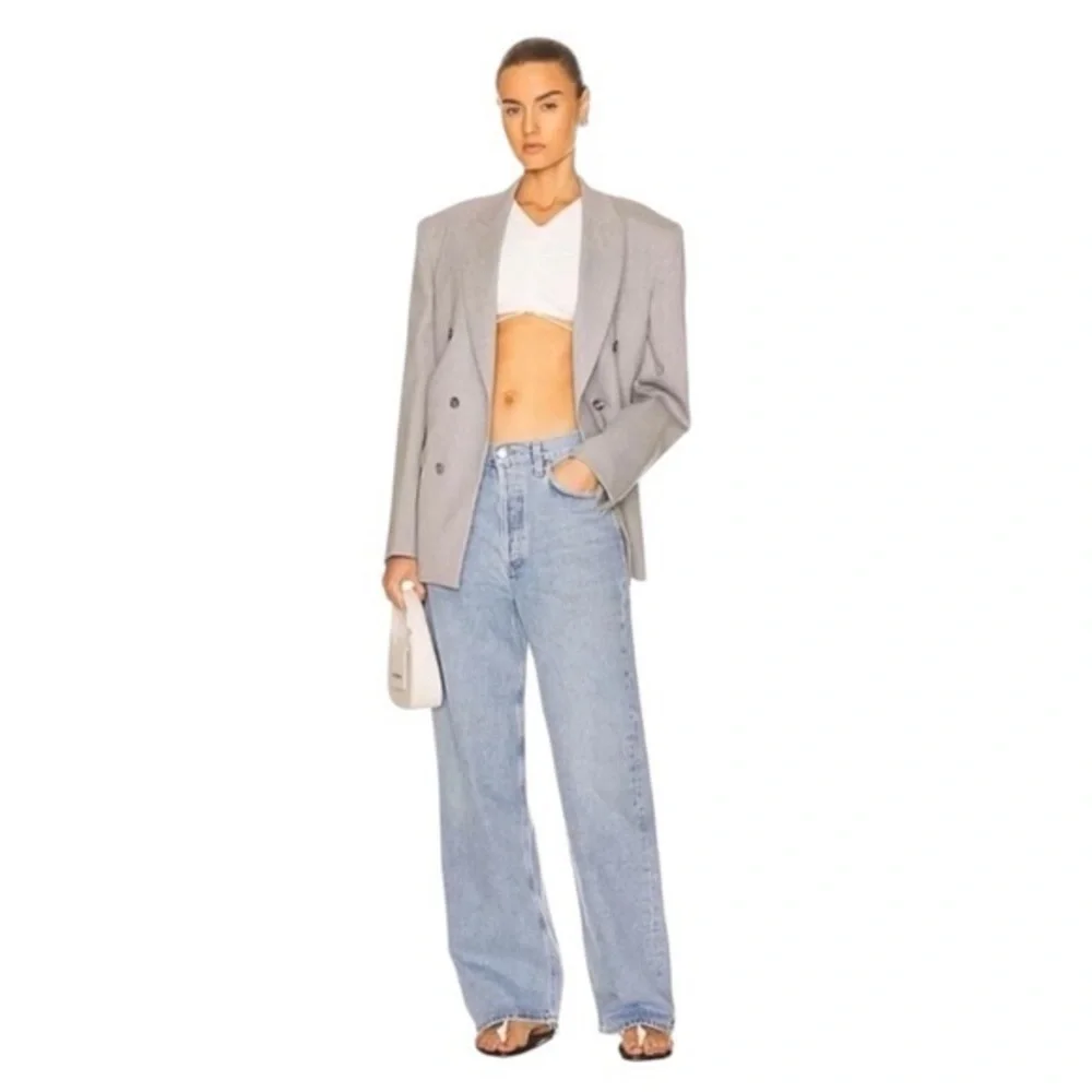 AGOLDE Light Blue Denim Jeans - Picture 7 of 12